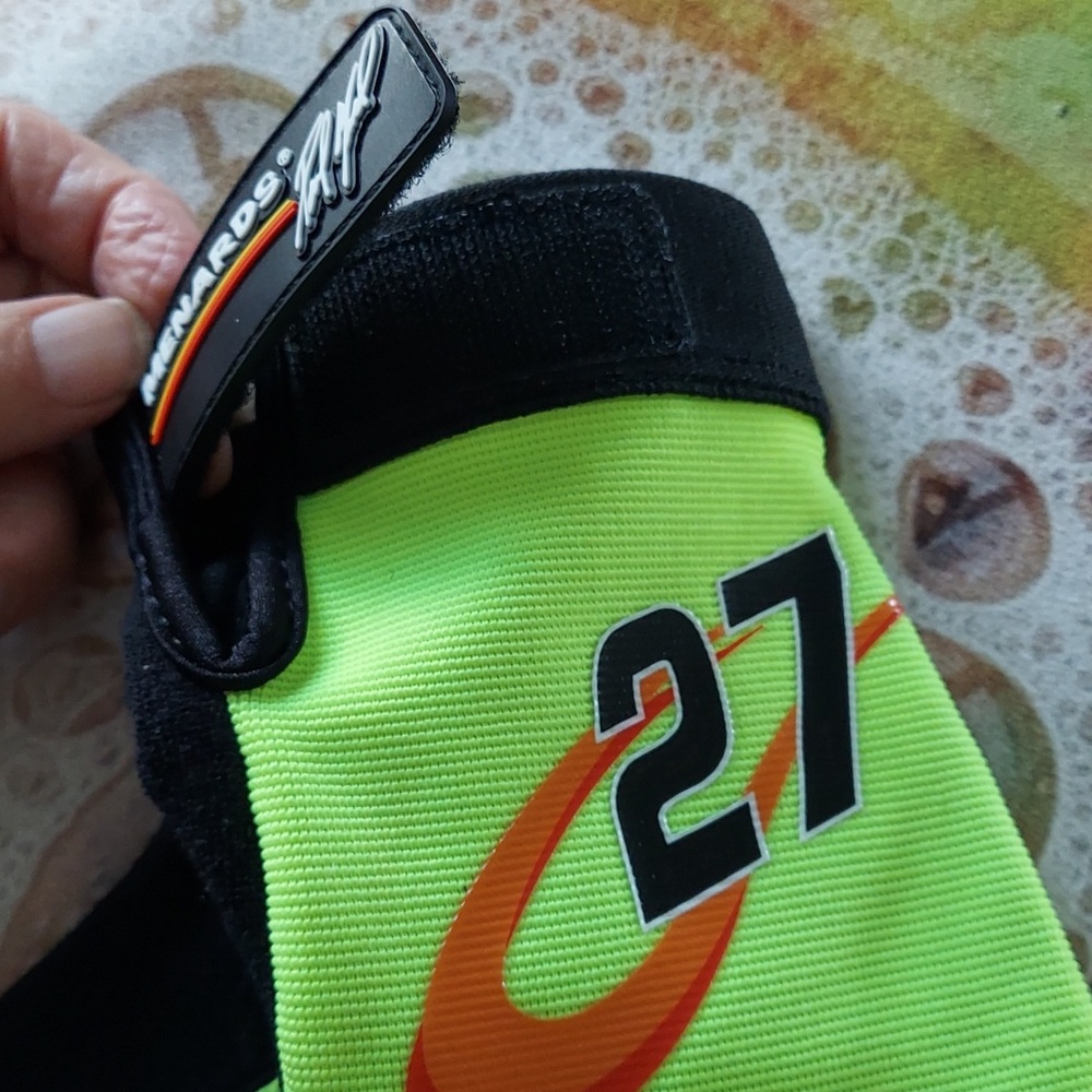 Menards High-Visibility Racing Gloves NWOT - Picture 3 of 5